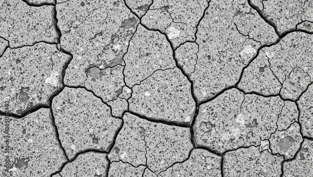 Rough cracked stone texture with jagged edges and deep fissures showcasing ancient age and natural strength Rough cracked stone texture with jagged edges and deep fissures showcasing ancient age and natural strength