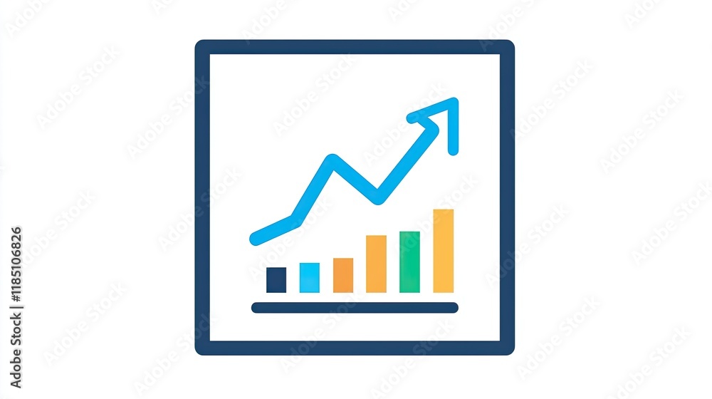 A graphic representation of growth, featuring an upward trend line and bar graphs, symbolizing business performance or financial progress. A graphic representation of growth, featuring an upward trend line and bar graphs, symbolizing business performance or financial progress.