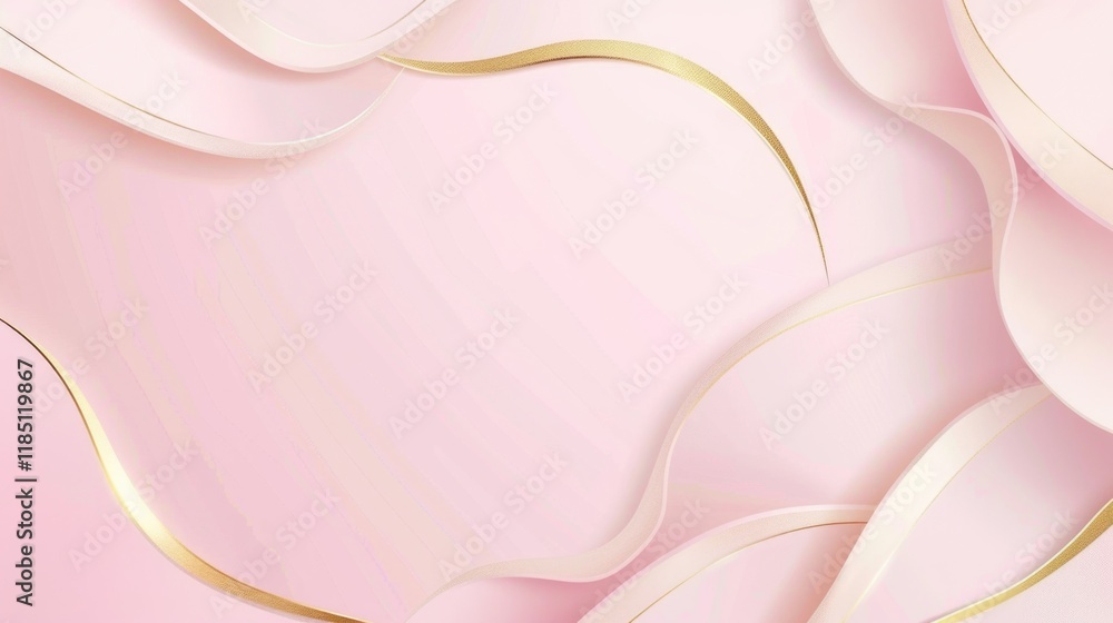 Abstract pink with shiny gold background Abstract pink with shiny gold background