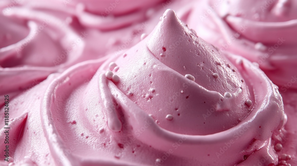 custom made wallpaper toronto digitalPink Ice Cream Swirl Texture Close-Up