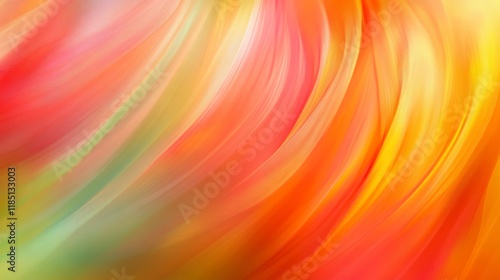 Dynamic abstract wave design. Premium wave background for banners, posters or wallpaper. Orange wavy abstraction