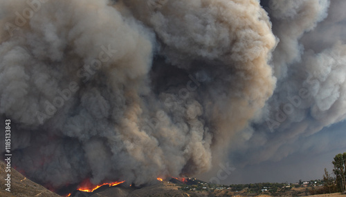Malibu Wildfire, Pacific Palisades, Woodley Fire, California USA
