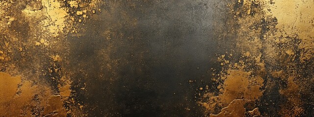 Gold background foil golden abstract pattern luxury design black paper. Brush gold background paint foil art shiny texture graphic old wall metal light vintage yellow border surface color frame poster