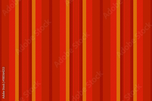 Vertical vector background pattern, neutral vertical texture stripe. Easter seamless lines fabric textile in red and bright colors.