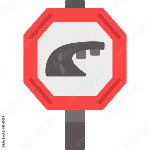 Exit Ramp Sign Icon