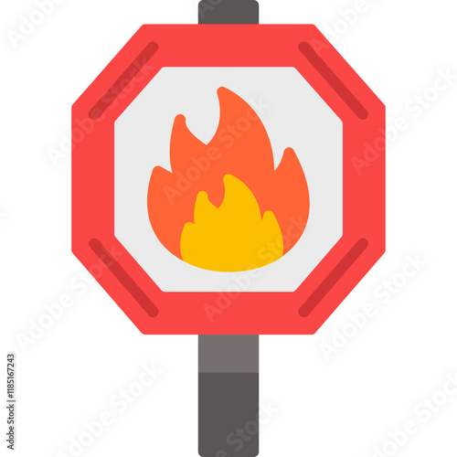 Fire Lane Sign Icon