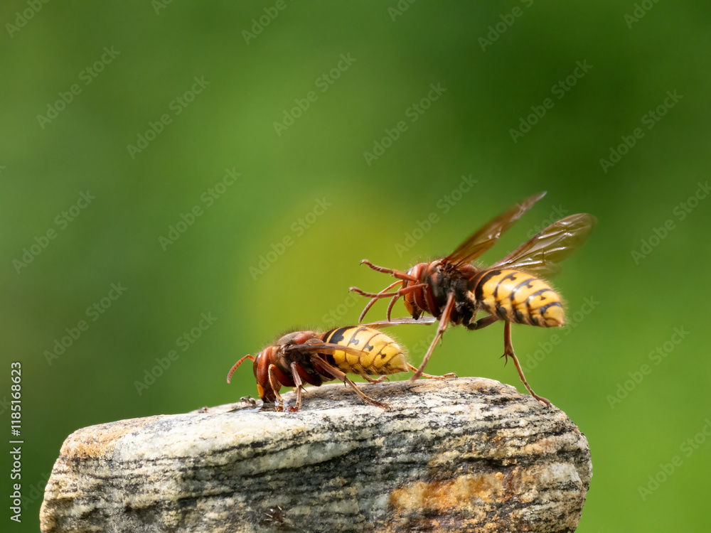 Hornisse (Vespa crabro) Königin Hornisse (Vespa crabro) Königin