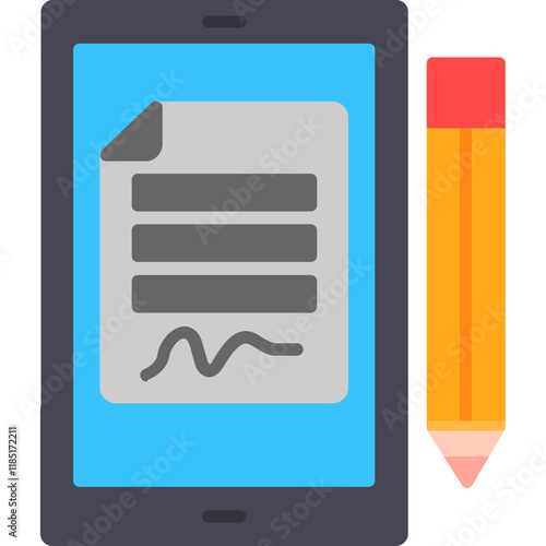 Electronic signature Icon