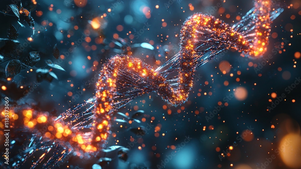 Advanced CRISPR Gene Editing with Glowing DNA Structures - Close-up of Researcher Using High-Tech Tool for Genetic Modifications Advanced CRISPR Gene Editing with Glowing DNA Structures - Close-up of Researcher Using High-Tech Tool for Genetic Modifications