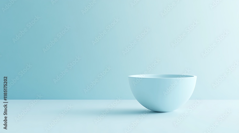 A minimalist trophy cup with a simple, elegant design, set against a soft gradient background in shades of blue A minimalist trophy cup with a simple, elegant design, set against a soft gradient background in shades of blue