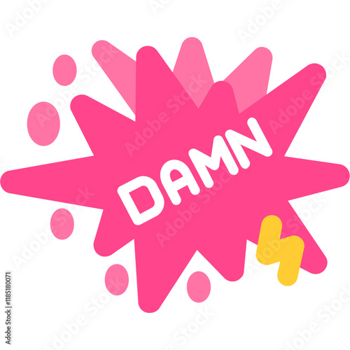 Damn Sticker Icon