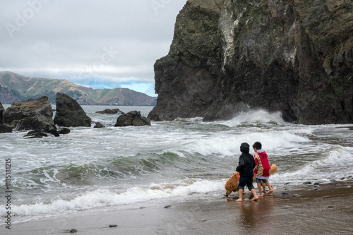Photography Lands end lookout in San Francisco, California