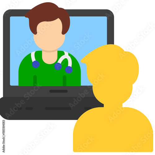 Counselor or therapist onli Icon