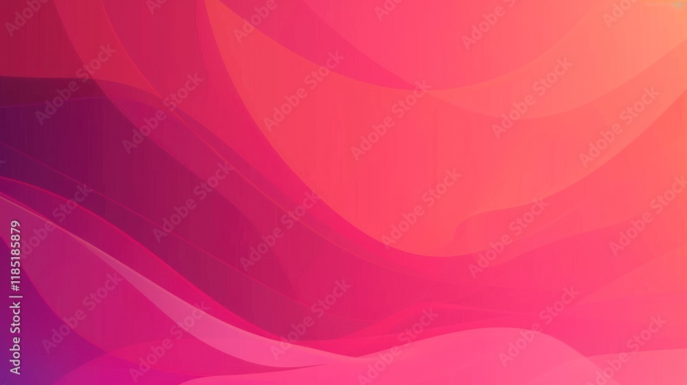 Obraz premium Abstract pink and orange wave background.