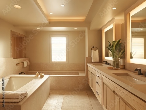 Luxurious Modern Bathroom W...
