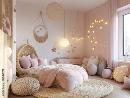 Bohemian Chic Girls Bedroom...