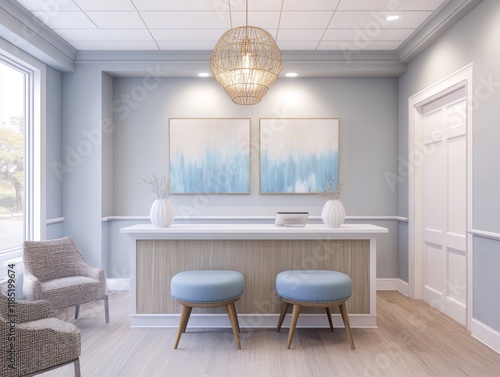 Modern Reception Area with ...