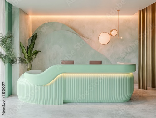 Modern Mint Green Reception...
