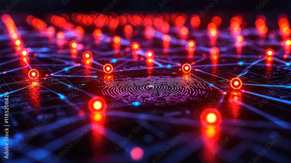Cybersecurity Network: Fingerprint Data Protection