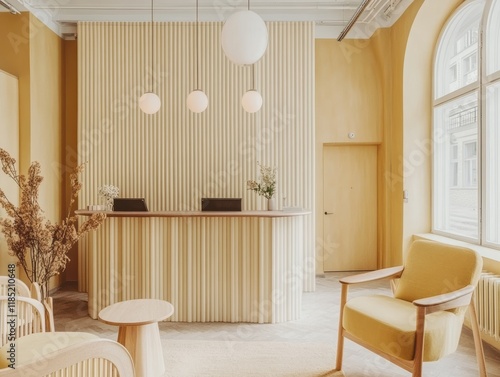 Minimalist Reception Area w...