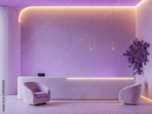 Modern Reception Area With ...