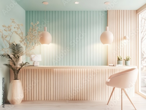 Minimalist Pastel Reception...