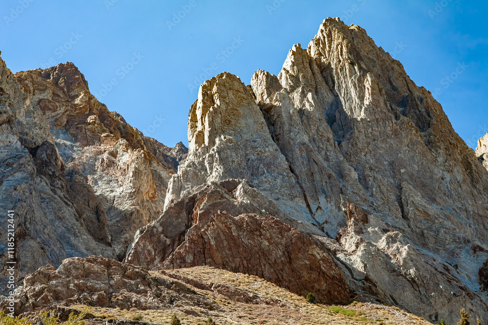 Rugged Peaks of the Eastern Sierras Near Convict Lake