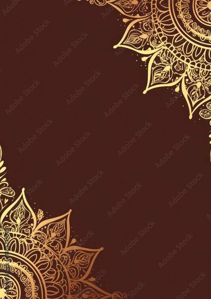 Fototapeta premium Free indian flower pattern rangoli background