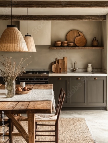 Rustic Kitchen Farmhouse In...