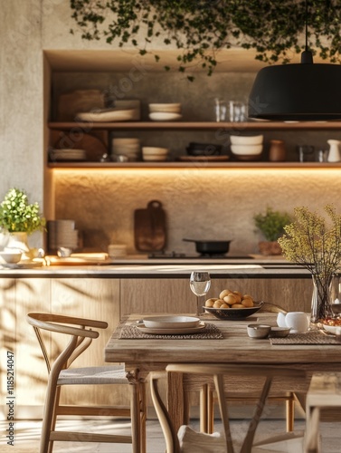 Modern Minimalist Kitchen D...