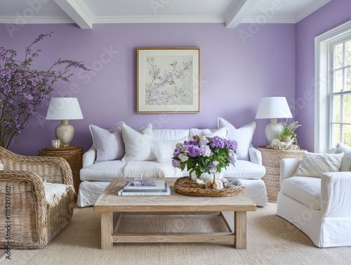Lavender Living Room Decor ...