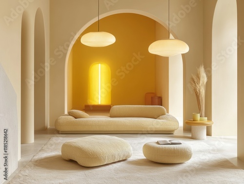 Modern Minimalist Living Ro...