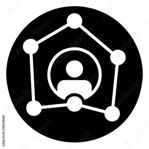Skills chart icon for assessing a person's abilities