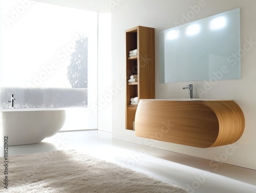 Modern Minimalist Bathroom ...