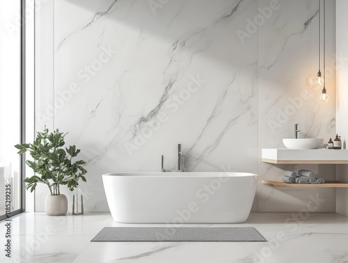 Modern Minimalist Bathroom ...