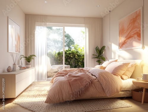 Serene Bedroom Design With ...