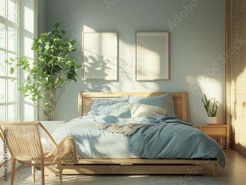 Serene Bedroom Design With ...