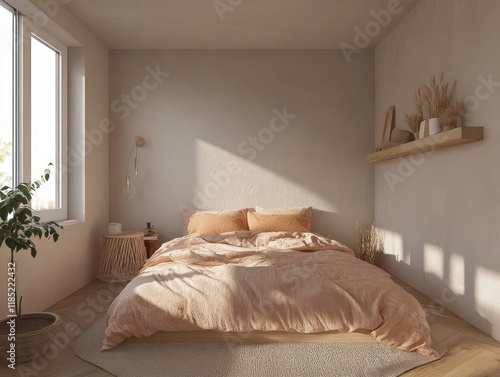 Serene Bedroom Design with ...