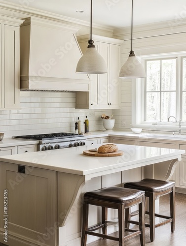 Elegant Kitchen Island with...