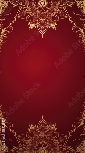 Free indian flower pattern rangoli background