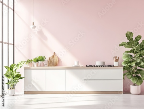 Minimalist kitchen design w...