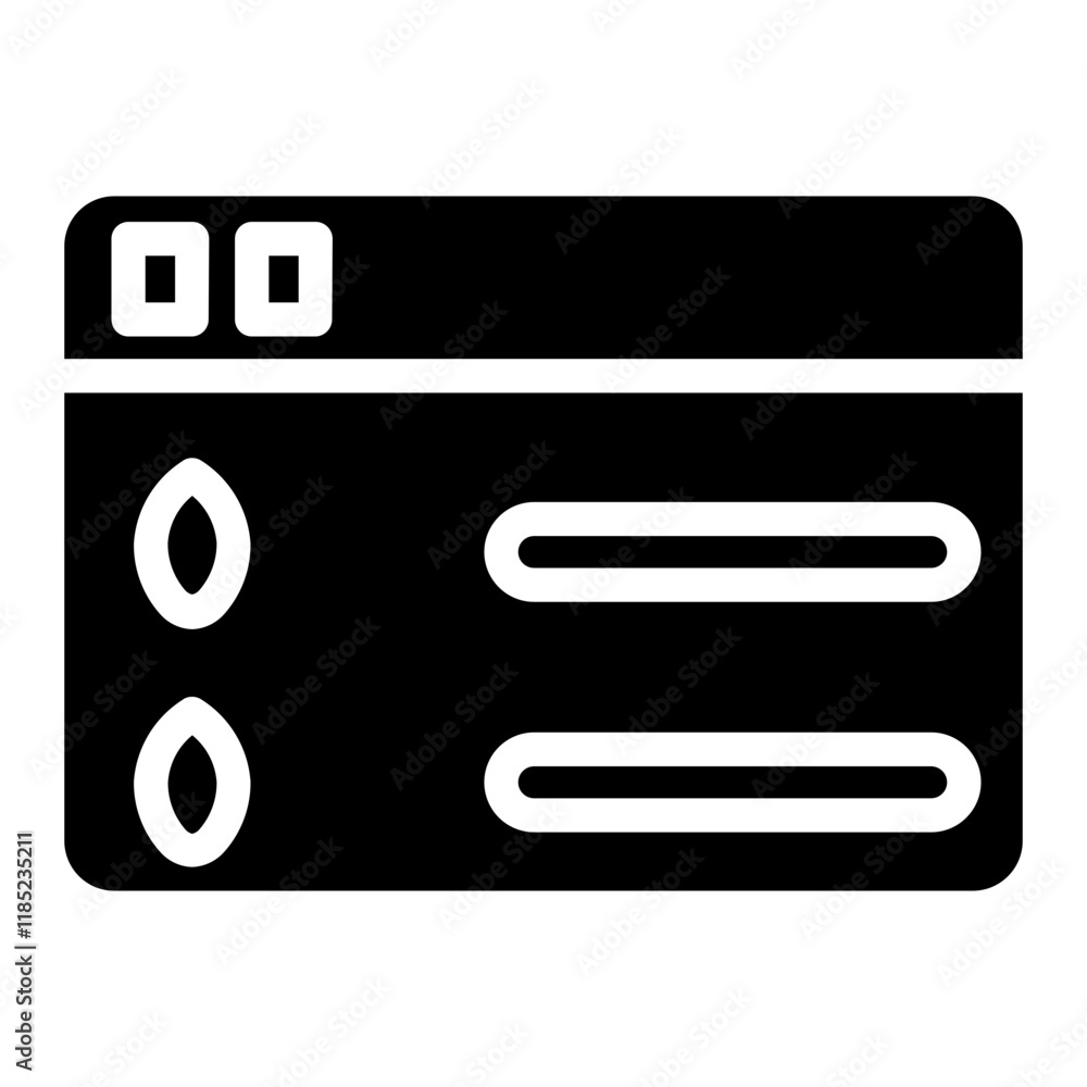 Data Globe List Glyph Icon Data Globe List Glyph Icon