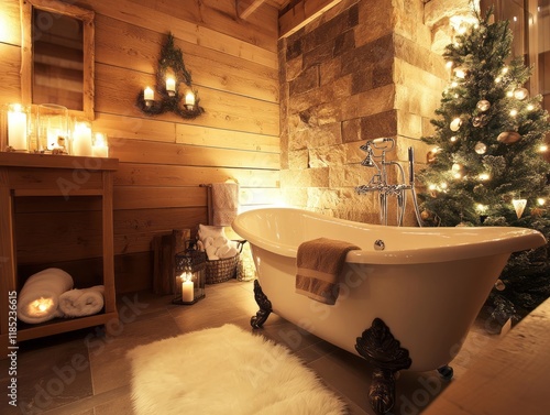 Luxurious Christmas Bathroo...