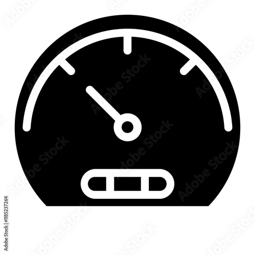 Seo Web Speed Glyph Icon