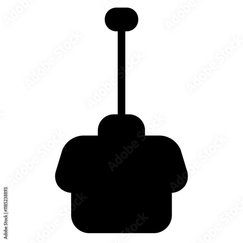 Sweep Dirty Trash Glyph Icon