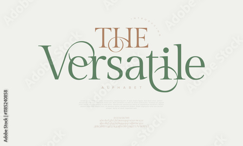 Versatile typography beauty fashion elegant minimalist serif italic fonts decorative wedding vintage retro logos. Minimal luxury font alphabet logo. Vector illustration