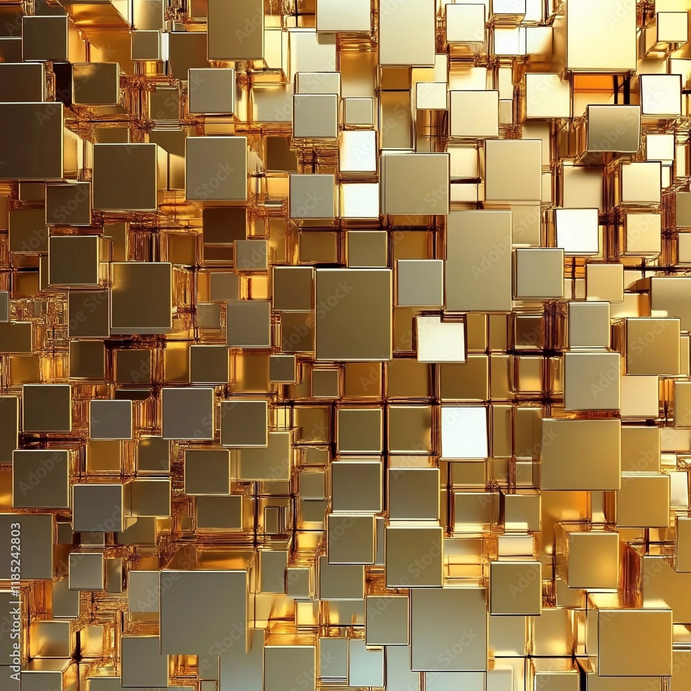 abstract background made of cubes