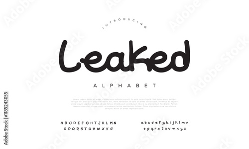 Leaked handwrite signature font Calligraphy Logotype Script Brush Font Type Font lettering handwritten