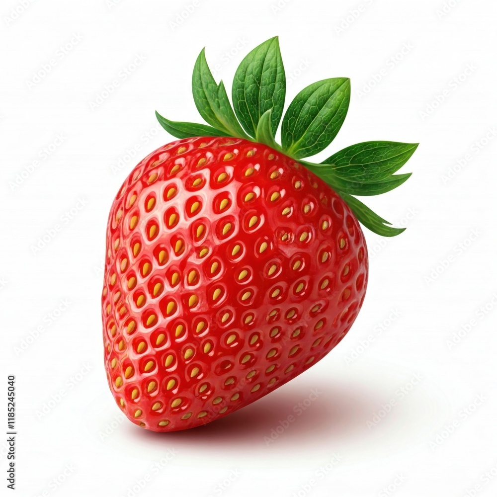 strawberry on white background strawberry on white background