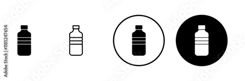 Bottle icon vector. bottle sign and symbol